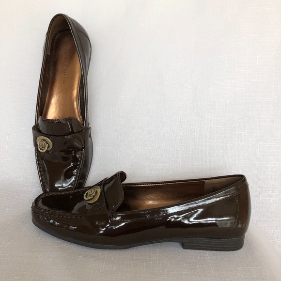 Etienne Aigner Shoes Etienne Aigner Womens Brown Patent Leather